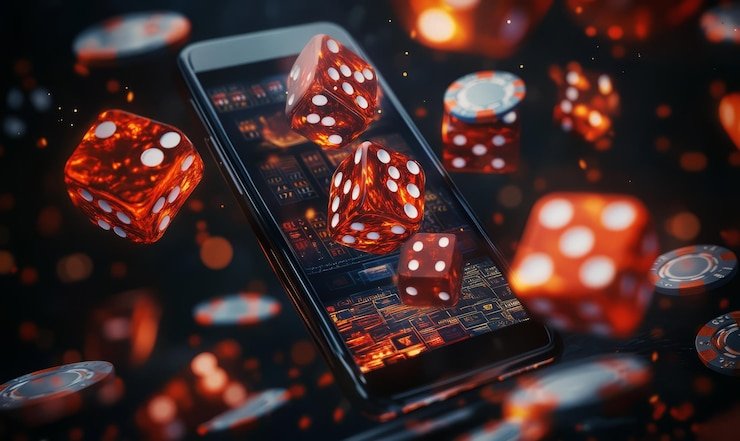 Winning combination highlighted on the reels with payout amount displayed